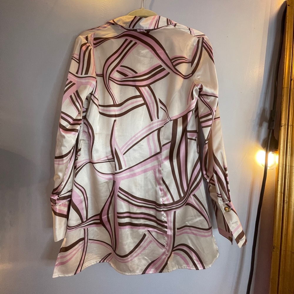 BCBG MAXAZRIA RETRO BUTTON DOWN - Picture 2 of 4